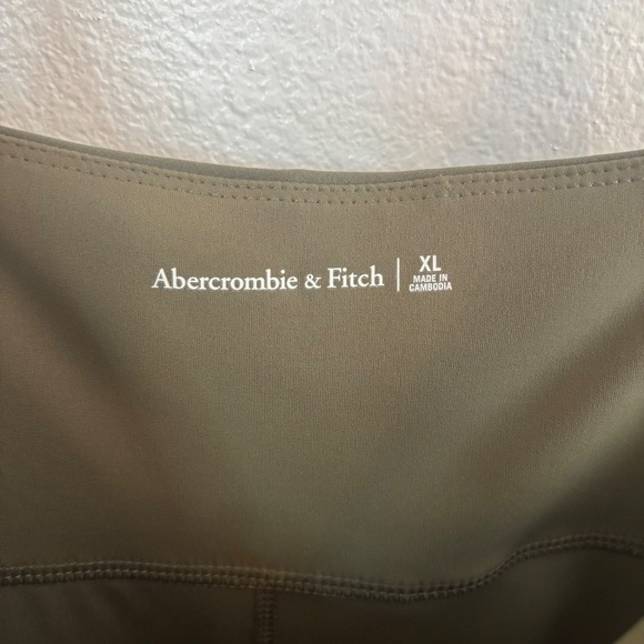 Abercrombie & Fitch Traveler Athletic Mini Dress Size XL Olive Green - Picture 9 of 12